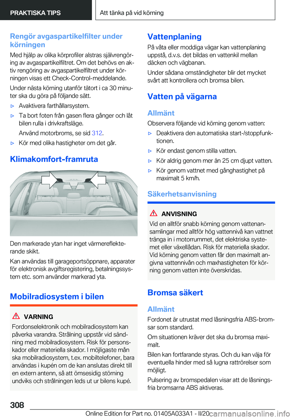 BMW M8 GRAN COUPE 2020  InstruktionsbÖcker (in Swedish) �R�e�n�g�