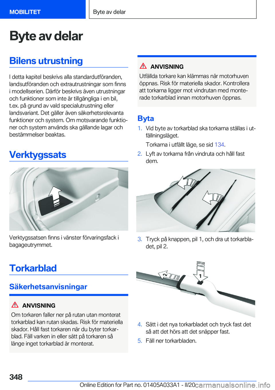 BMW M8 GRAN COUPE 2020  InstruktionsbÖcker (in Swedish) �B�y�t�e��a�v��d�e�l�a�r�B�i�l�e�n�s��u�t�r�u�s�t�n�i�n�g
�I��d�e�t�t�a��k�a�p�i�t�e�l��b�e�s�k�r�i�v�s��a�l�l�a��s�t�a�n�d�a�r�d�u�t�f�