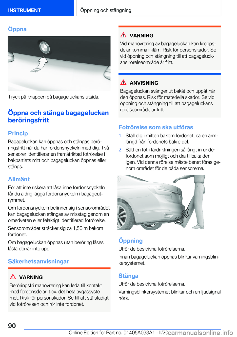 BMW M8 GRAN COUPE 2020  InstruktionsbÖcker (in Swedish) �