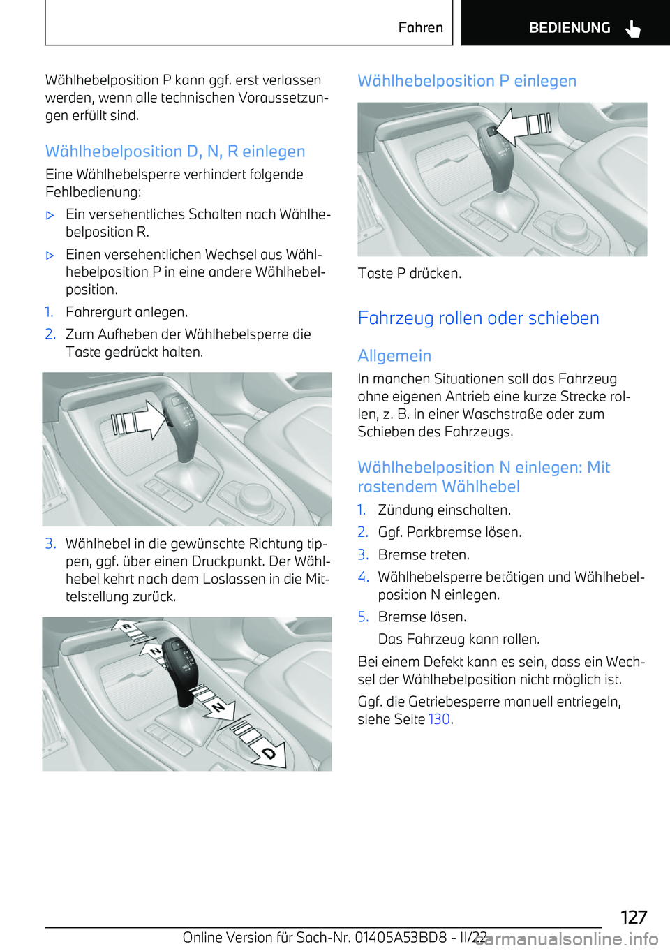 BMW X1 2022 Betriebsanleitungen (in German) W BMW X1 2022 Betriebsanleitungen (in German) W
