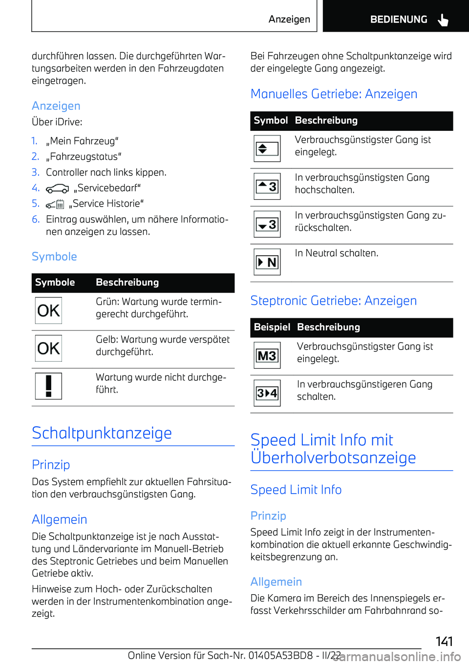 BMW X1 2022  Betriebsanleitungen (in German) durchf