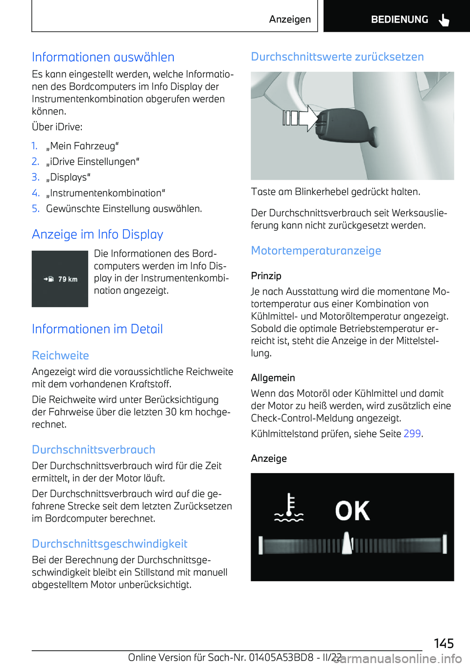 BMW X1 2022  Betriebsanleitungen (in German) Informationen ausw