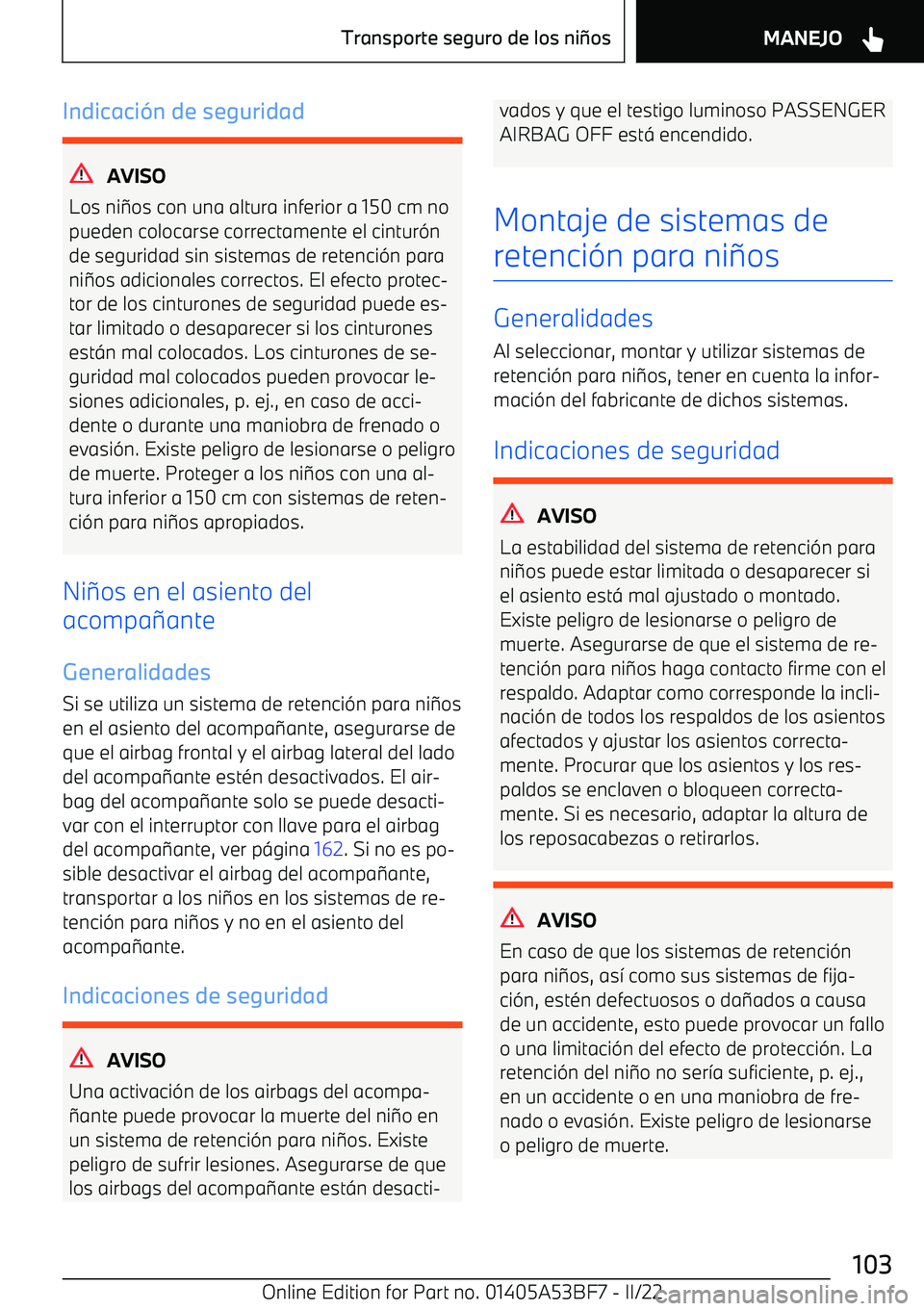 BMW X1 2022 Manuales de Empleo (in Spanish) Indicaci BMW X1 2022 Manuales de Empleo (in Spanish) Indicaci