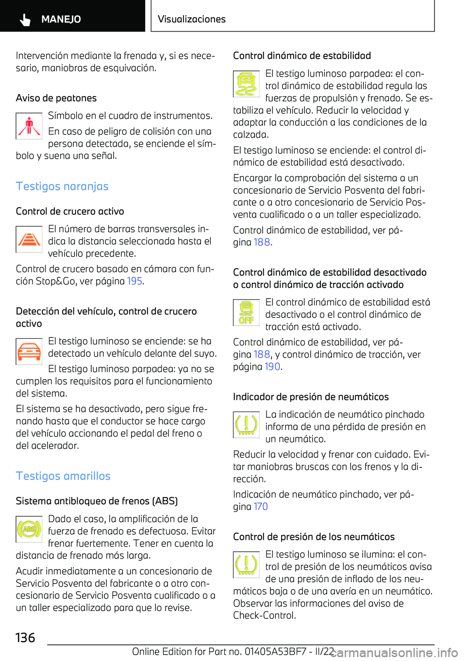 BMW X1 2022 Manuales de Empleo (in Spanish) Intervenci BMW X1 2022 Manuales de Empleo (in Spanish) Intervenci