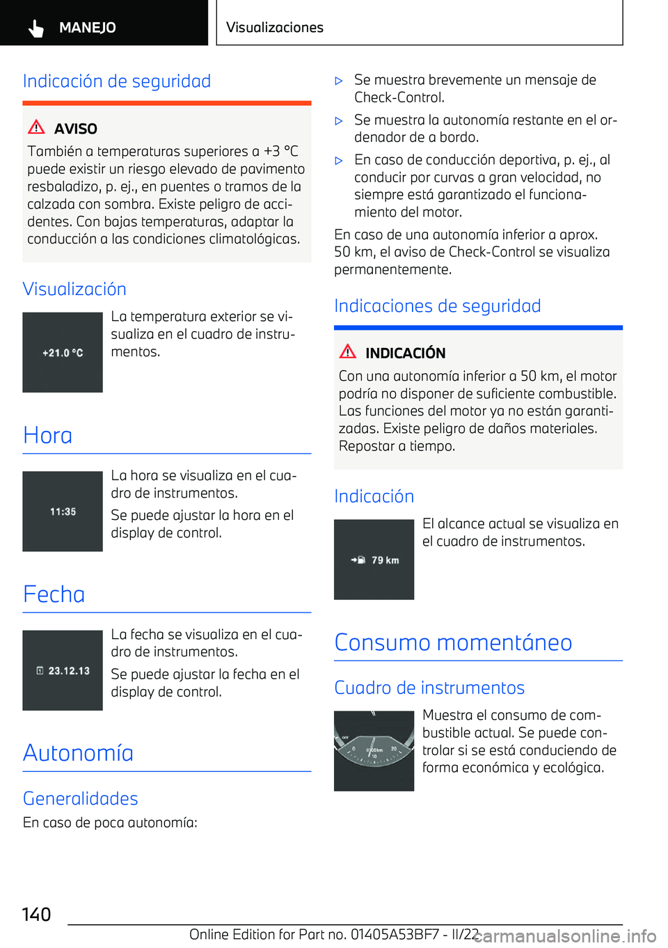 BMW X1 2022 Manuales de Empleo (in Spanish) Indicaci BMW X1 2022 Manuales de Empleo (in Spanish) Indicaci