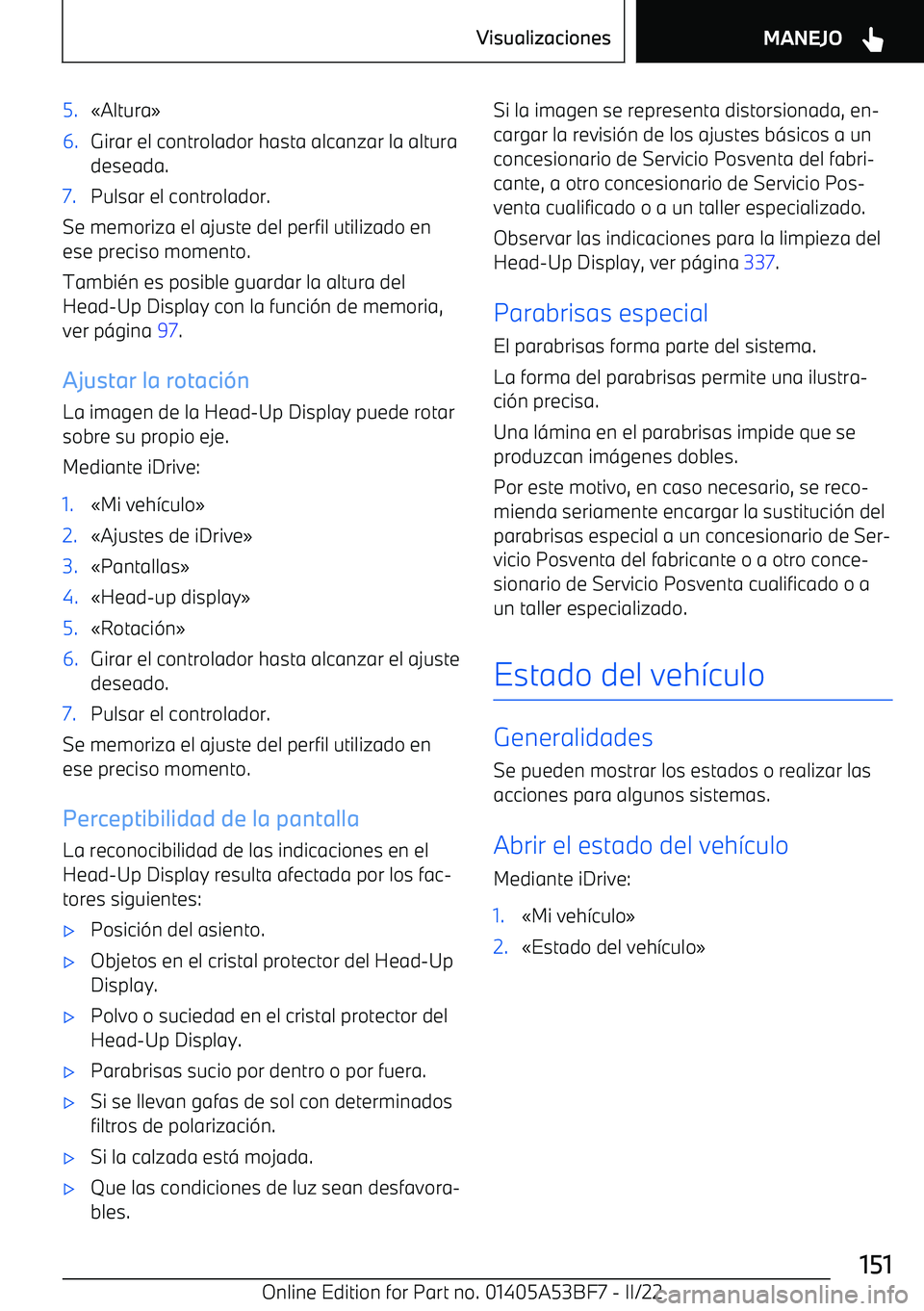 BMW X1 2022 Manuales de Empleo (in Spanish) 5. BMW X1 2022 Manuales de Empleo (in Spanish) 5.