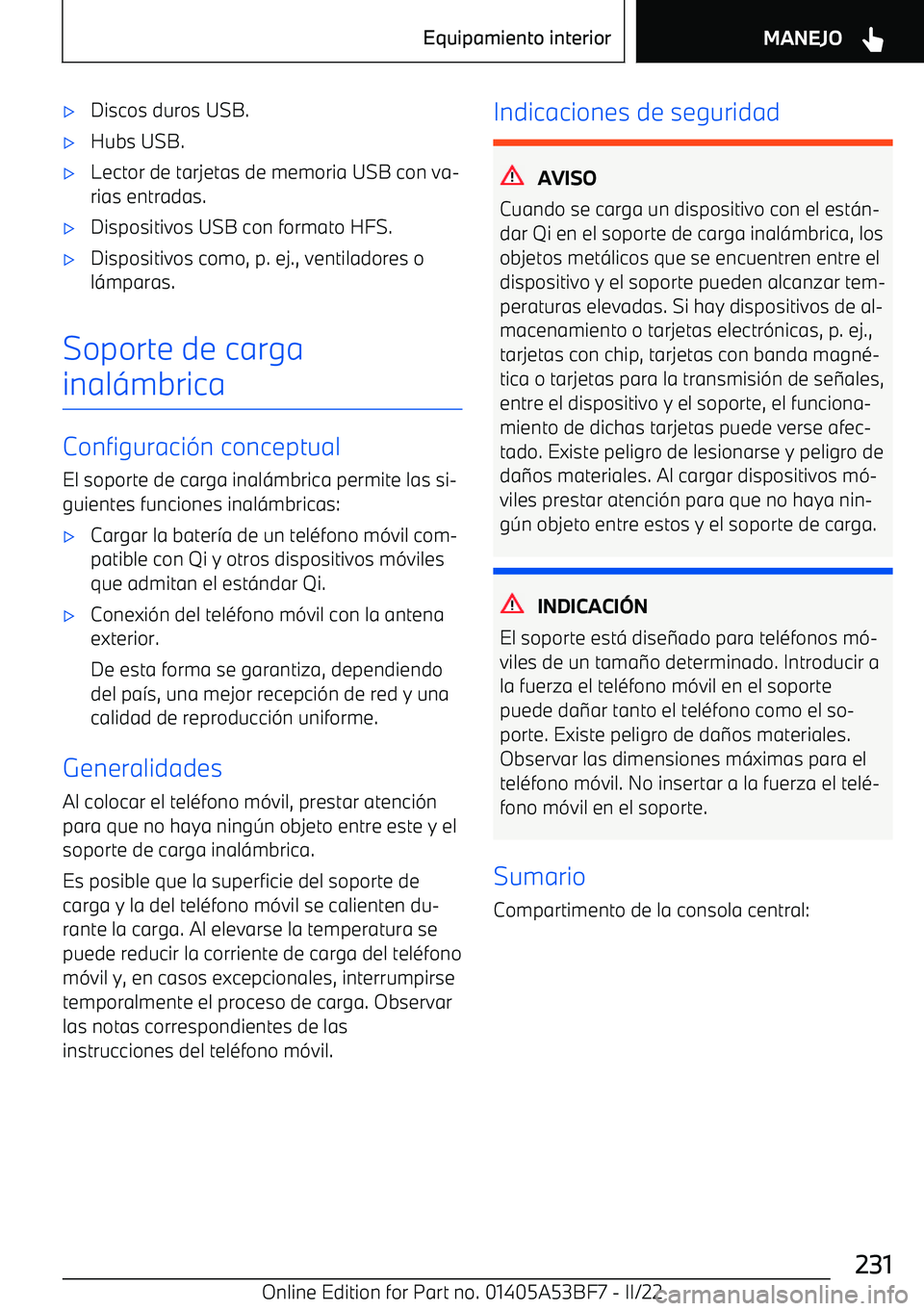 BMW X1 2022 Manuales de Empleo (in Spanish) BMW X1 2022 Manuales de Empleo (in Spanish)