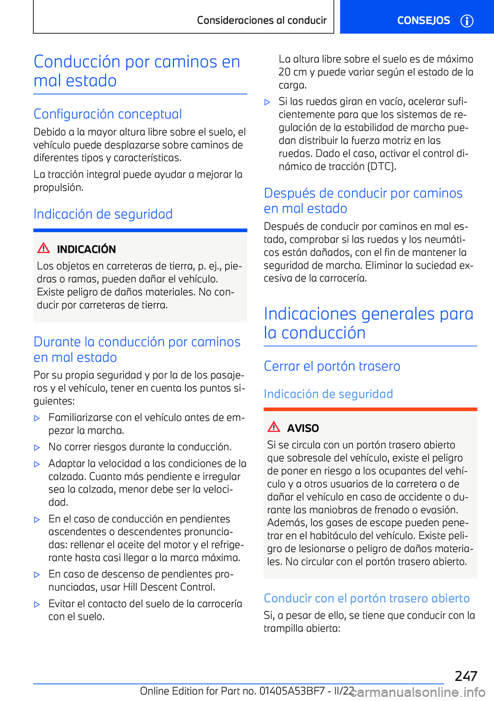 BMW X1 2022 Manuales de Empleo (in Spanish) Conducci BMW X1 2022 Manuales de Empleo (in Spanish) Conducci