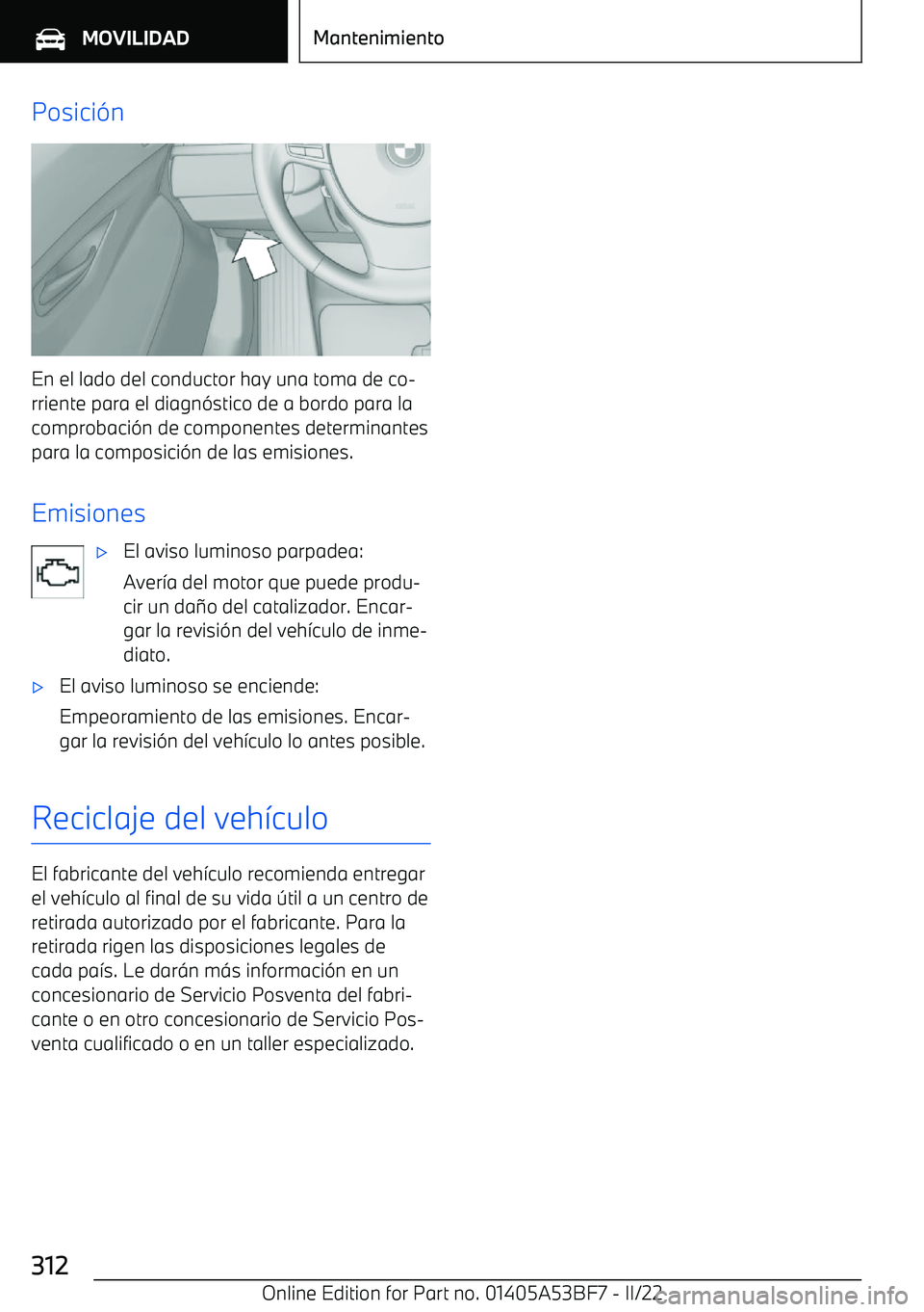 BMW X1 2022 Manuales de Empleo (in Spanish) Posici BMW X1 2022 Manuales de Empleo (in Spanish) Posici