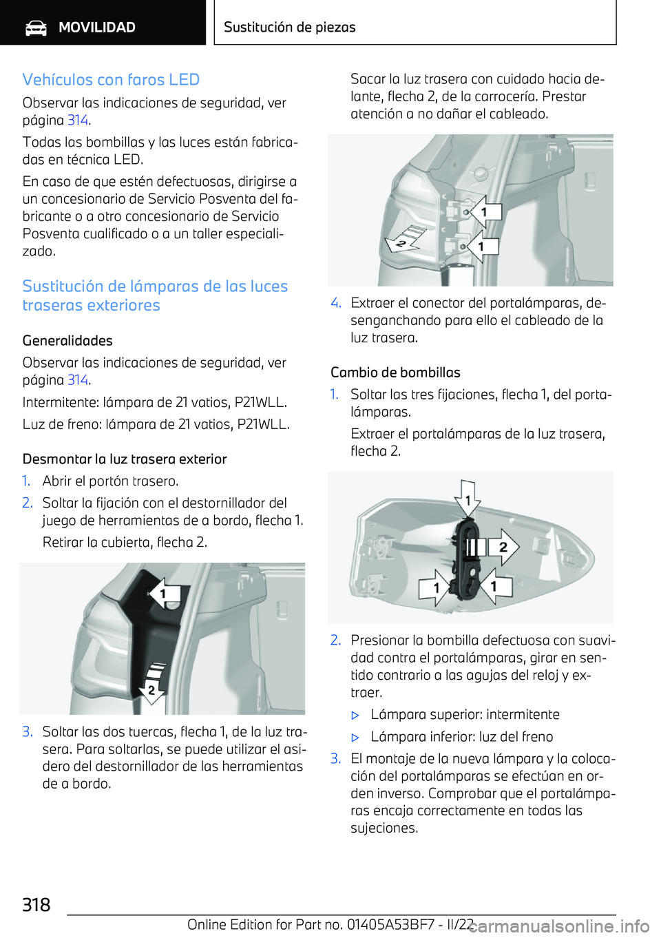 BMW X1 2022 Manuales de Empleo (in Spanish) Veh BMW X1 2022 Manuales de Empleo (in Spanish) Veh