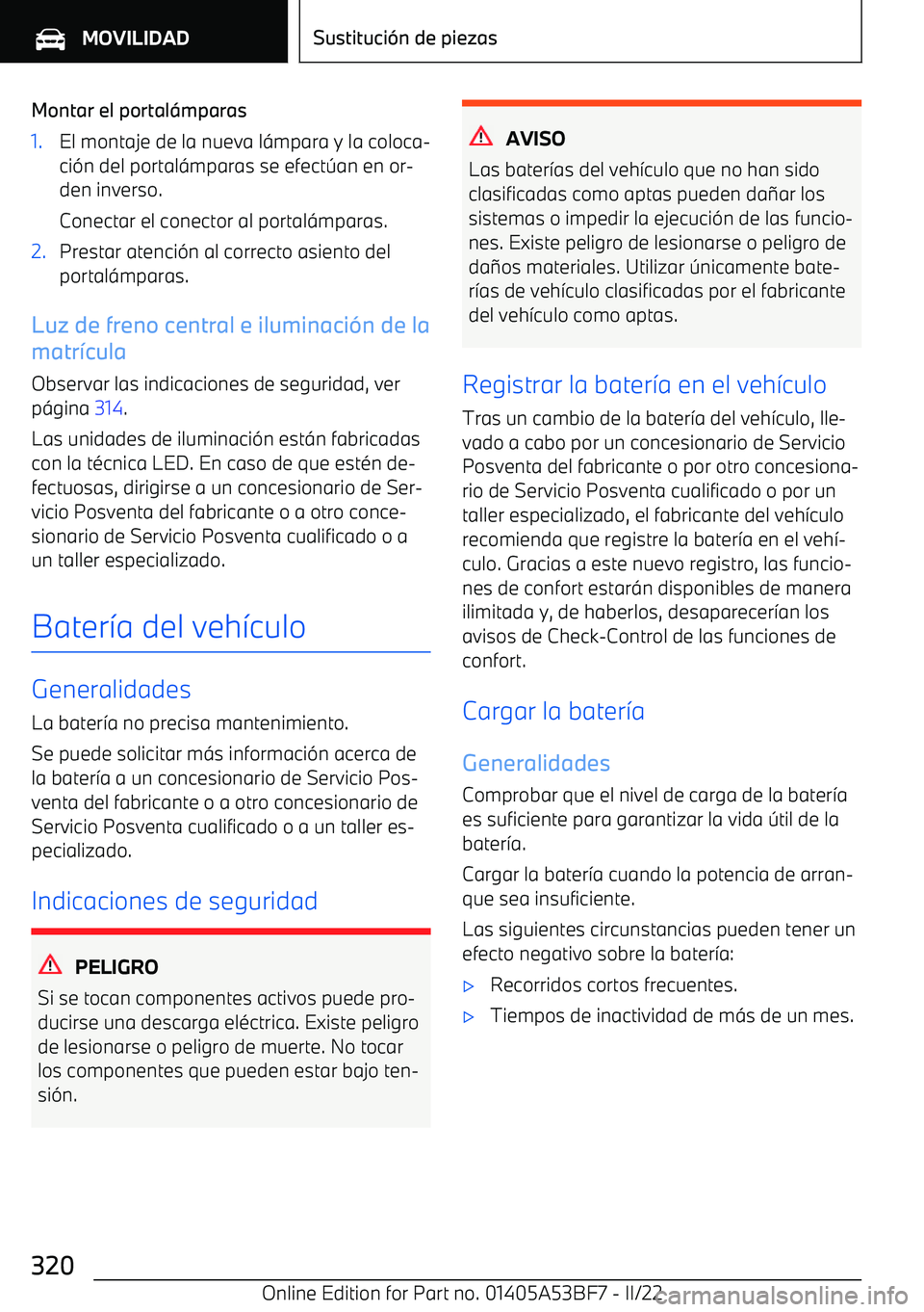 BMW X1 2022 Manuales de Empleo (in Spanish) Montar el portal BMW X1 2022 Manuales de Empleo (in Spanish) Montar el portal