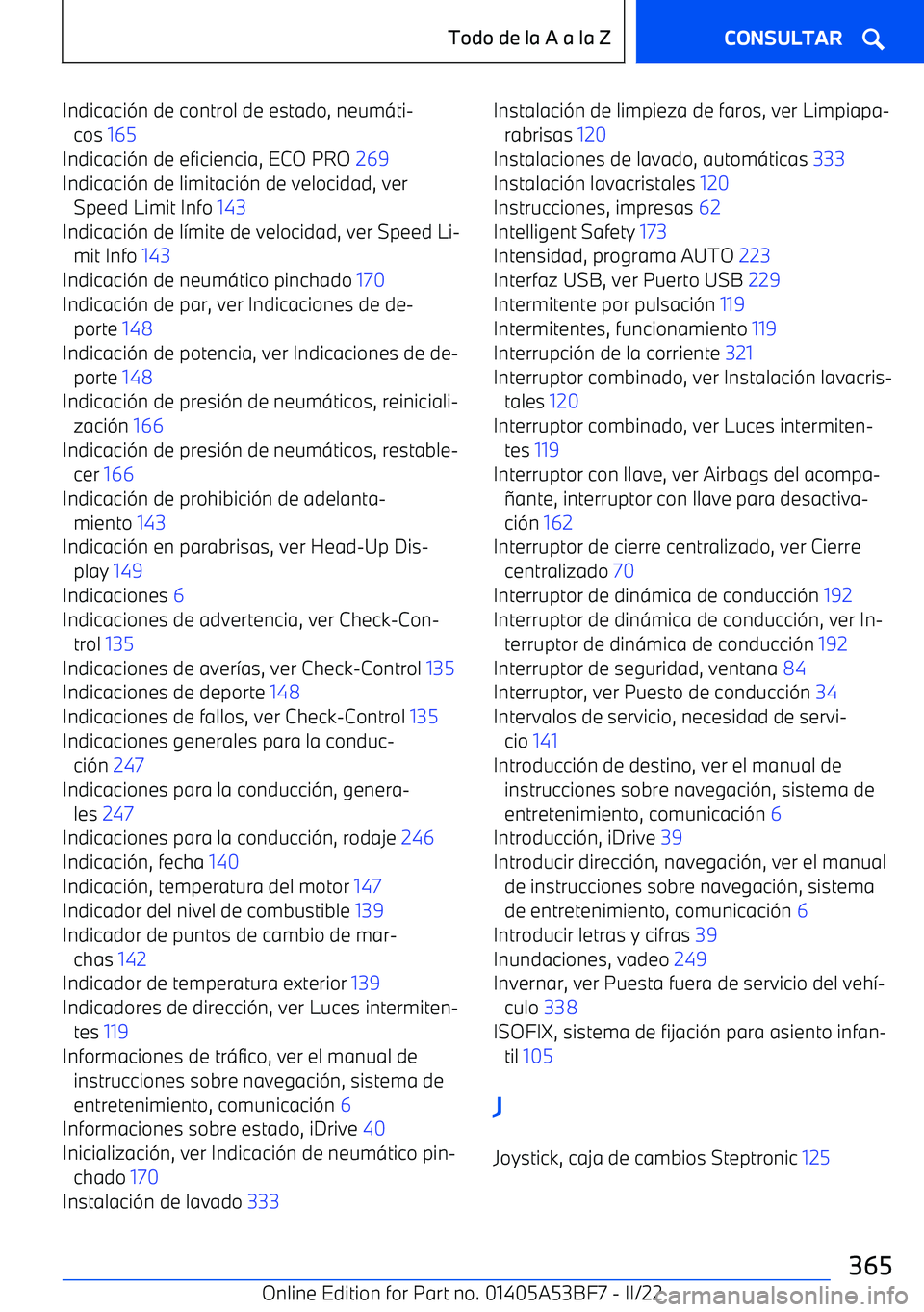 BMW X1 2022 Manuales de Empleo (in Spanish) Indicaci BMW X1 2022 Manuales de Empleo (in Spanish) Indicaci