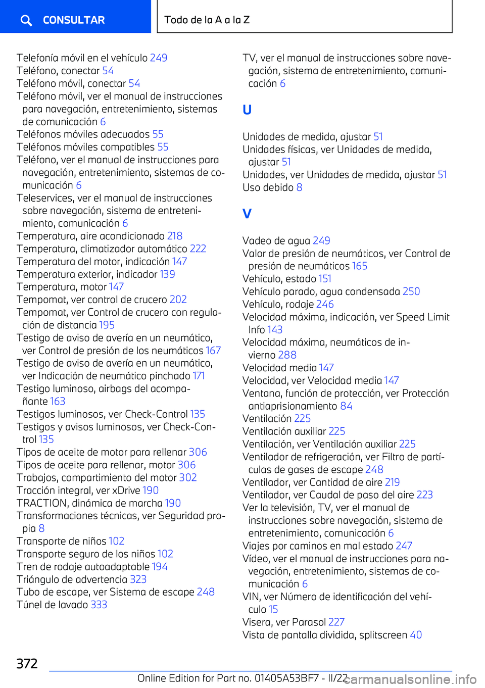 BMW X1 2022  Manuales de Empleo (in Spanish) Telefon
