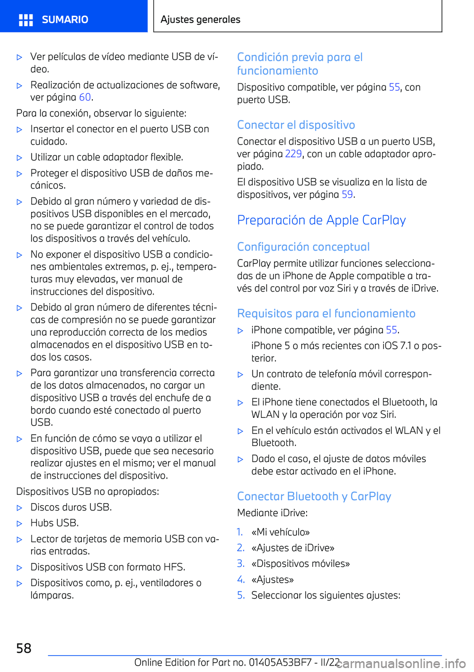 BMW X1 2022 Manuales de Empleo (in Spanish) BMW X1 2022 Manuales de Empleo (in Spanish)