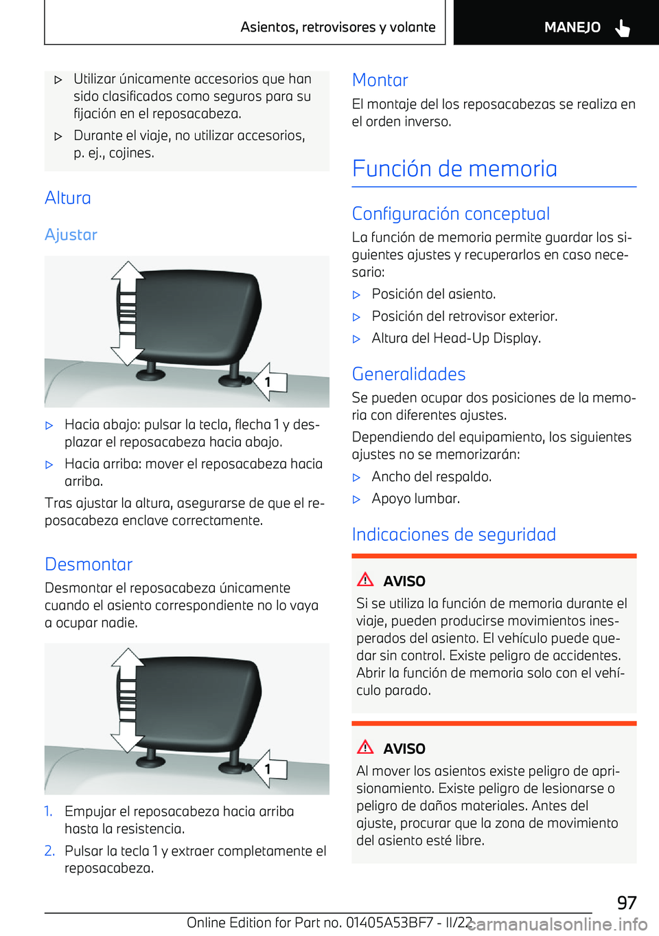 BMW X1 2022 Manuales de Empleo (in Spanish) BMW X1 2022 Manuales de Empleo (in Spanish)