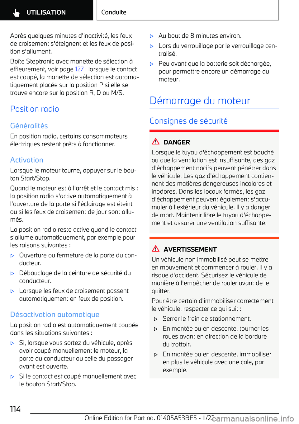 BMW X1 2022 Notices Demploi (in French) Apr BMW X1 2022 Notices Demploi (in French) Apr