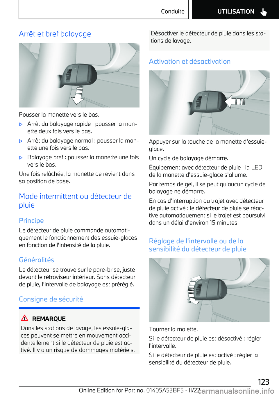 BMW X1 2022 Notices Demploi (in French) Arr BMW X1 2022 Notices Demploi (in French) Arr