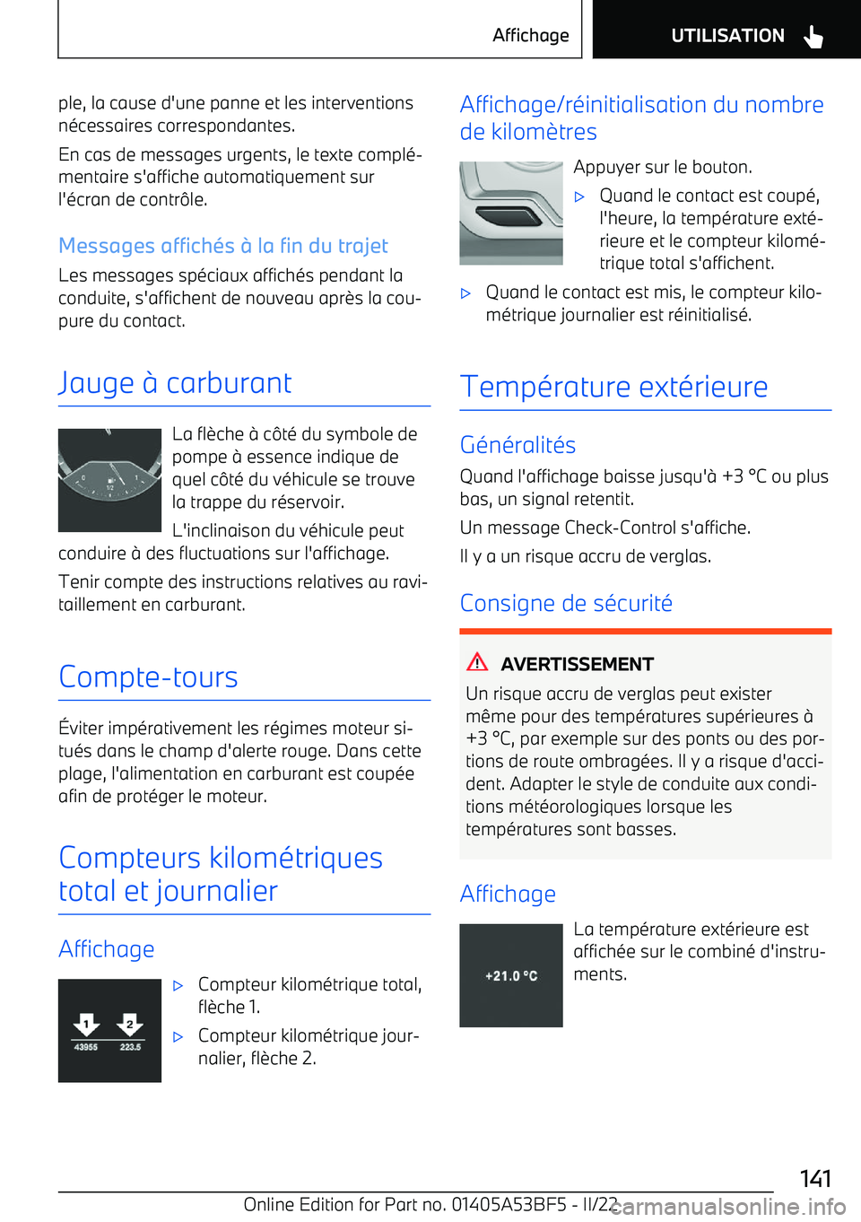 BMW X1 2022 Notices Demploi (in French) ple, la cause d BMW X1 2022 Notices Demploi (in French) ple, la cause d