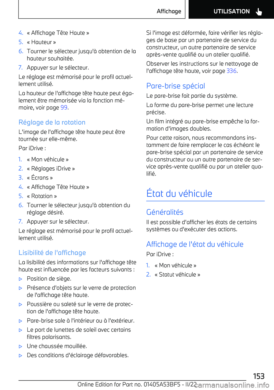 BMW X1 2022  Notices Demploi (in French) 4.
