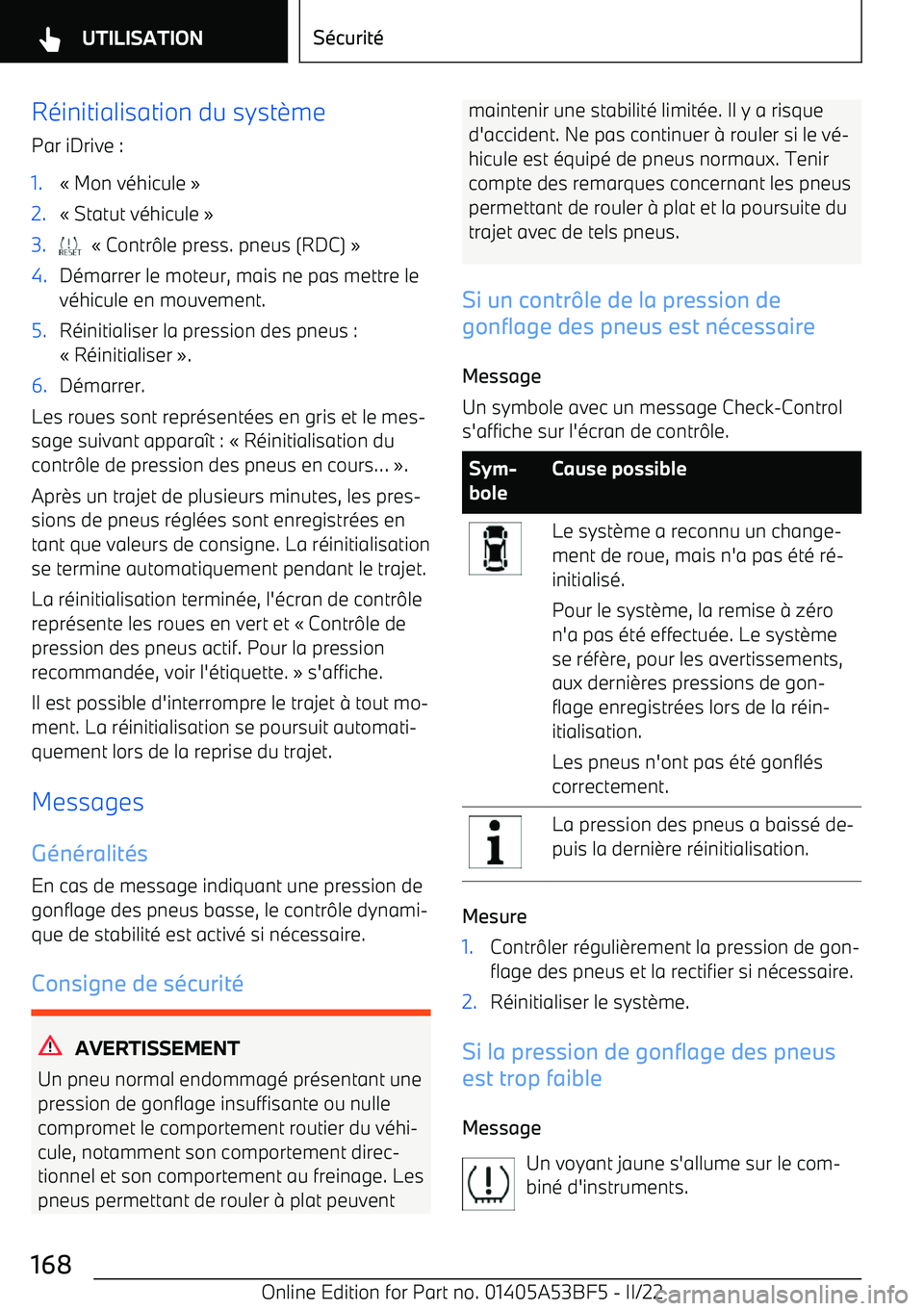 BMW X1 2022 Notices Demploi (in French) R BMW X1 2022 Notices Demploi (in French) R