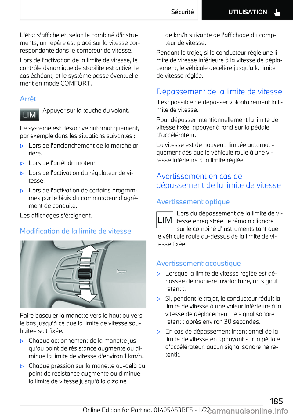 BMW X1 2022 Notices Demploi (in French) L BMW X1 2022 Notices Demploi (in French) L