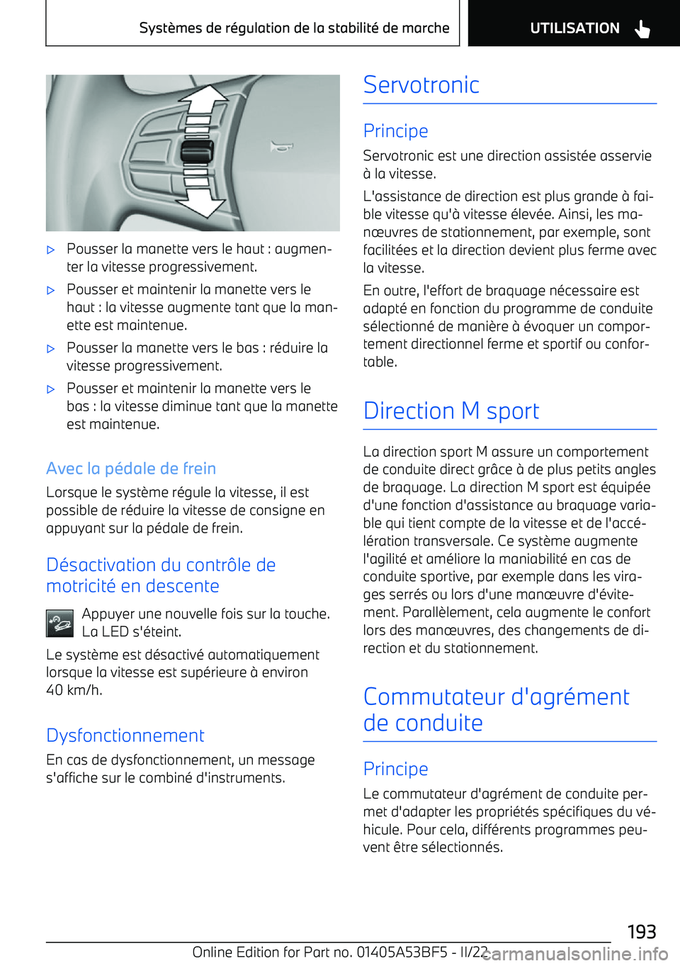 BMW X1 2022 Notices Demploi (in French) BMW X1 2022 Notices Demploi (in French)