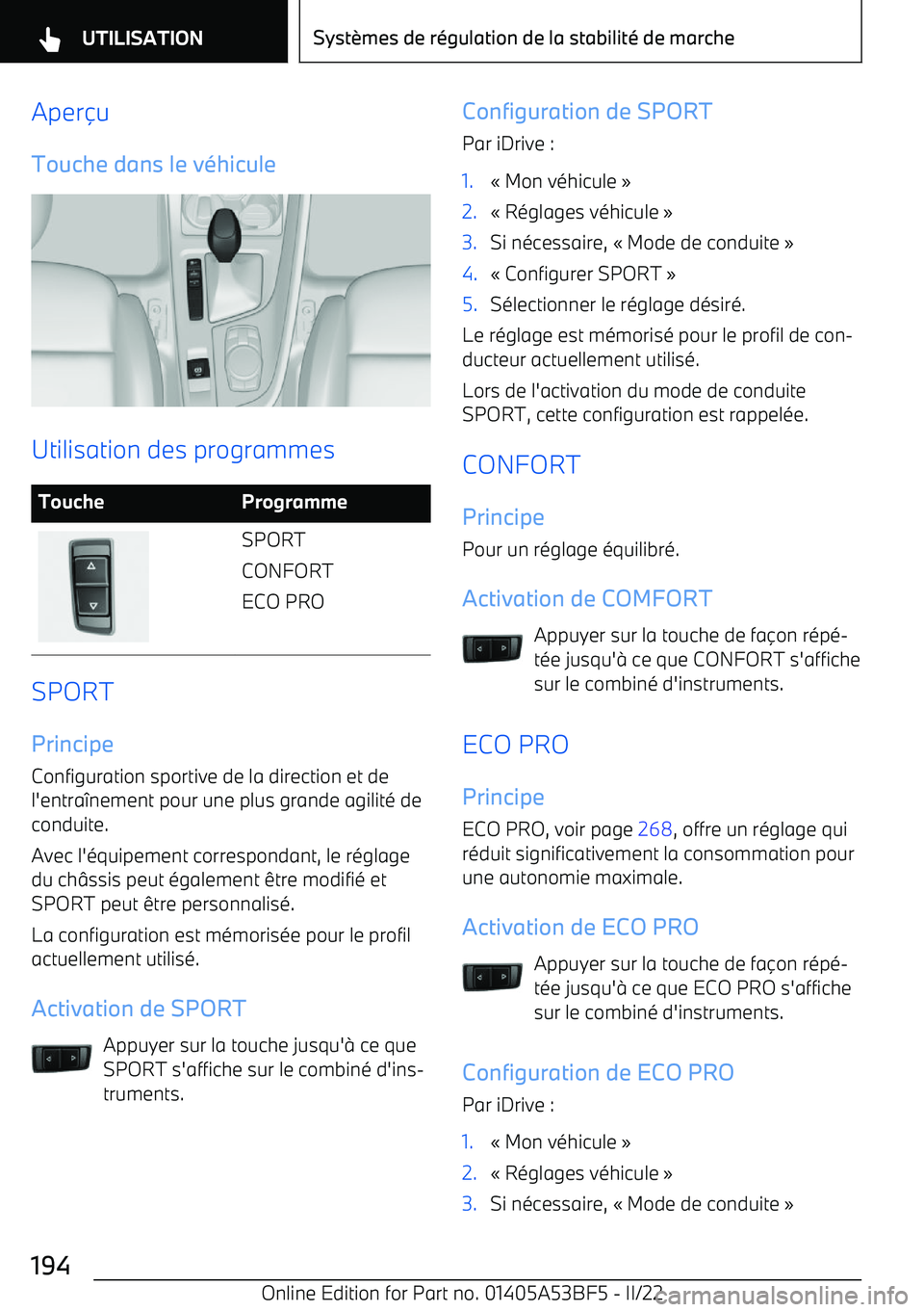 BMW X1 2022 Notices Demploi (in French) Aper BMW X1 2022 Notices Demploi (in French) Aper