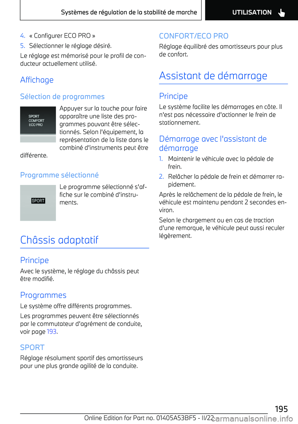 BMW X1 2022 Notices Demploi (in French) 4. BMW X1 2022 Notices Demploi (in French) 4.