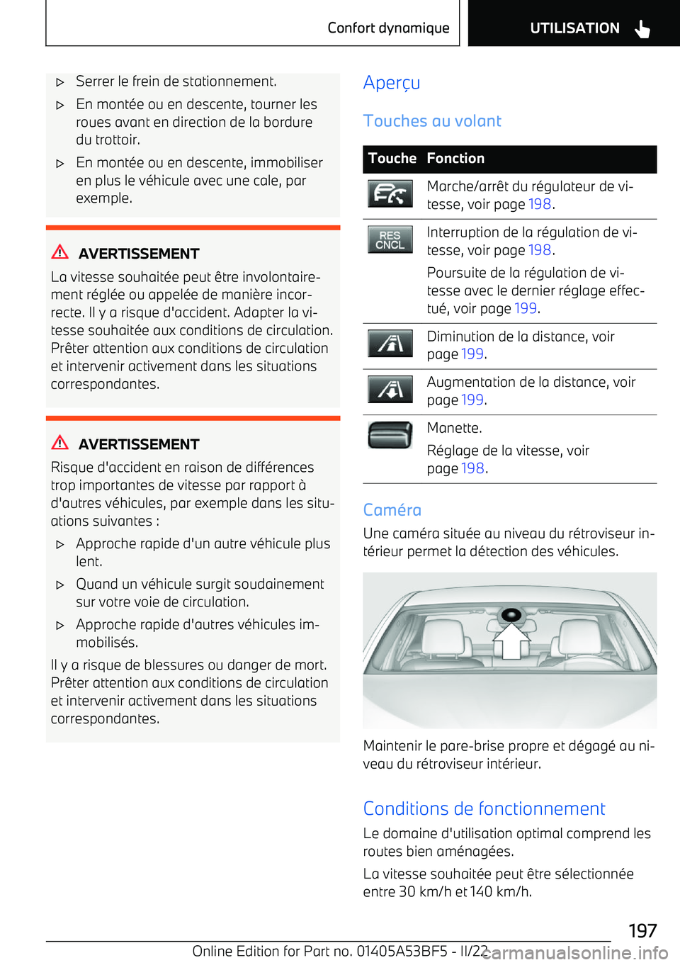 BMW X1 2022 Notices Demploi (in French) BMW X1 2022 Notices Demploi (in French)