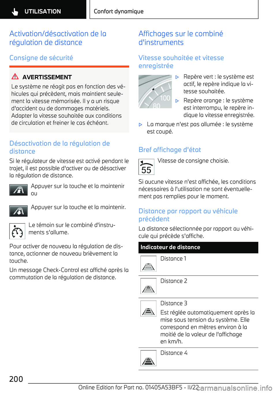 BMW X1 2022 Notices Demploi (in French) Activation/d BMW X1 2022 Notices Demploi (in French) Activation/d