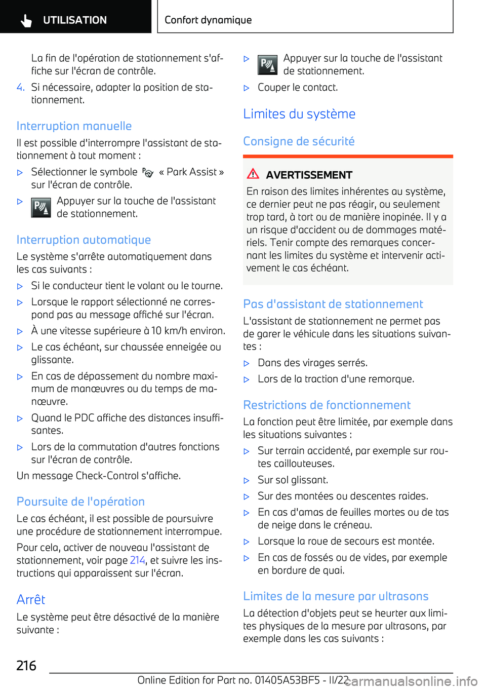BMW X1 2022 Notices Demploi (in French) La fin de l BMW X1 2022 Notices Demploi (in French) La fin de l