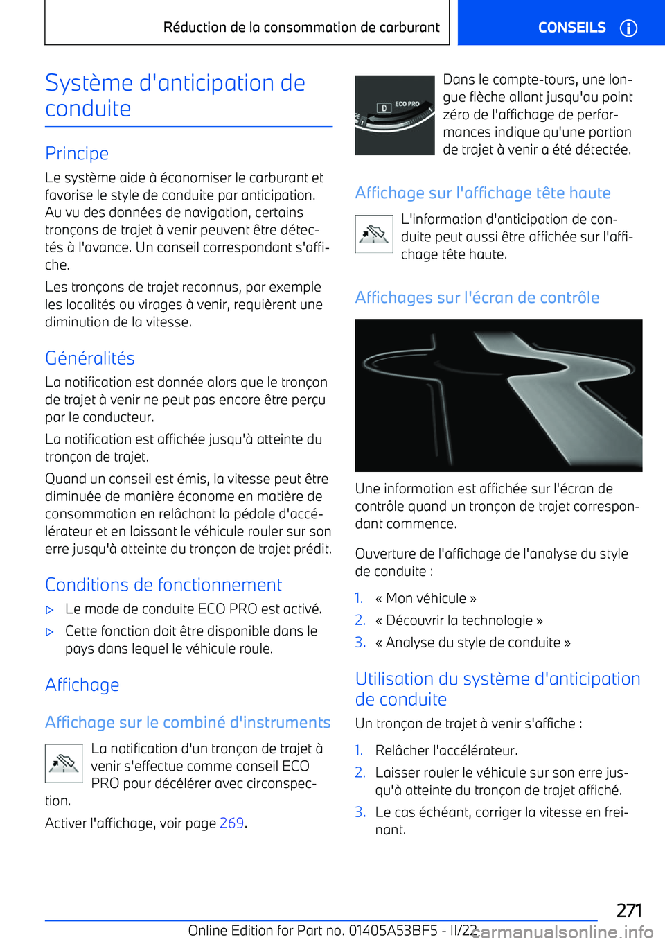 BMW X1 2022 Notices Demploi (in French) Syst BMW X1 2022 Notices Demploi (in French) Syst