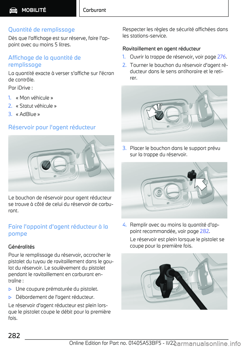 BMW X1 2022 Notices Demploi (in French) Quantit BMW X1 2022 Notices Demploi (in French) Quantit