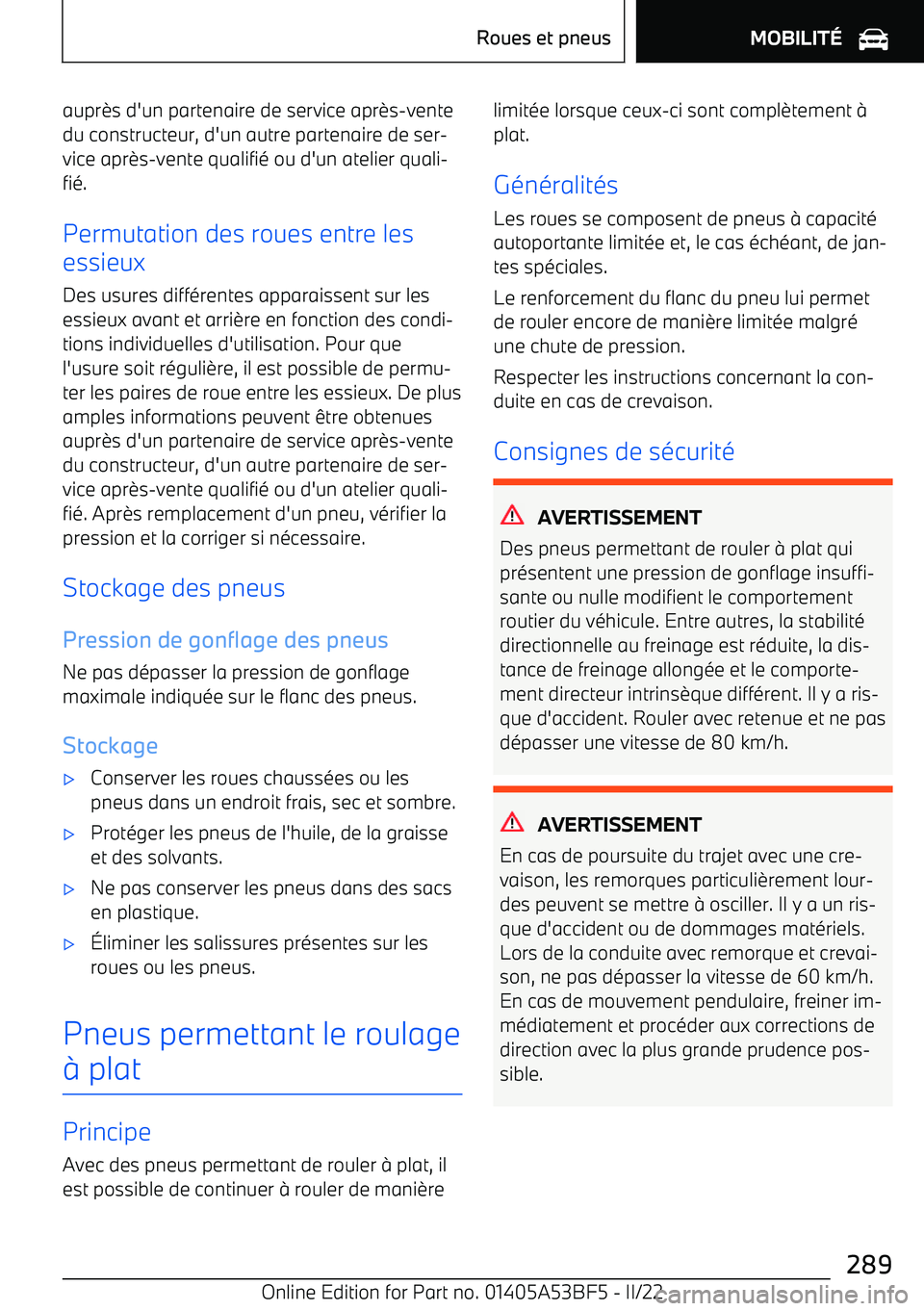 BMW X1 2022 Notices Demploi (in French) aupr BMW X1 2022 Notices Demploi (in French) aupr