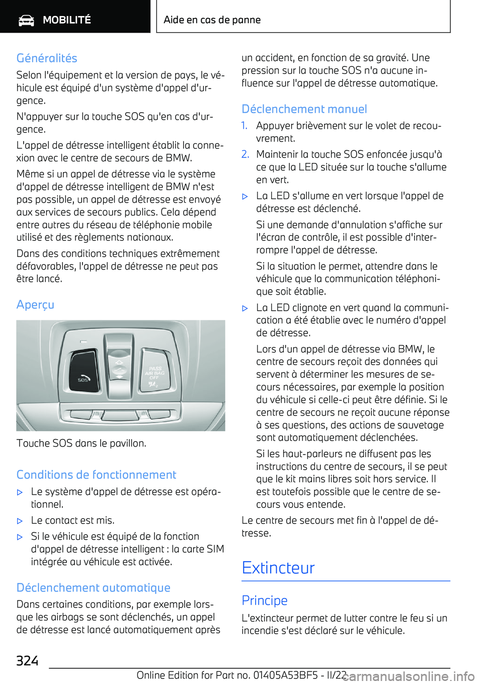 BMW X1 2022 Notices Demploi (in French) G BMW X1 2022 Notices Demploi (in French) G