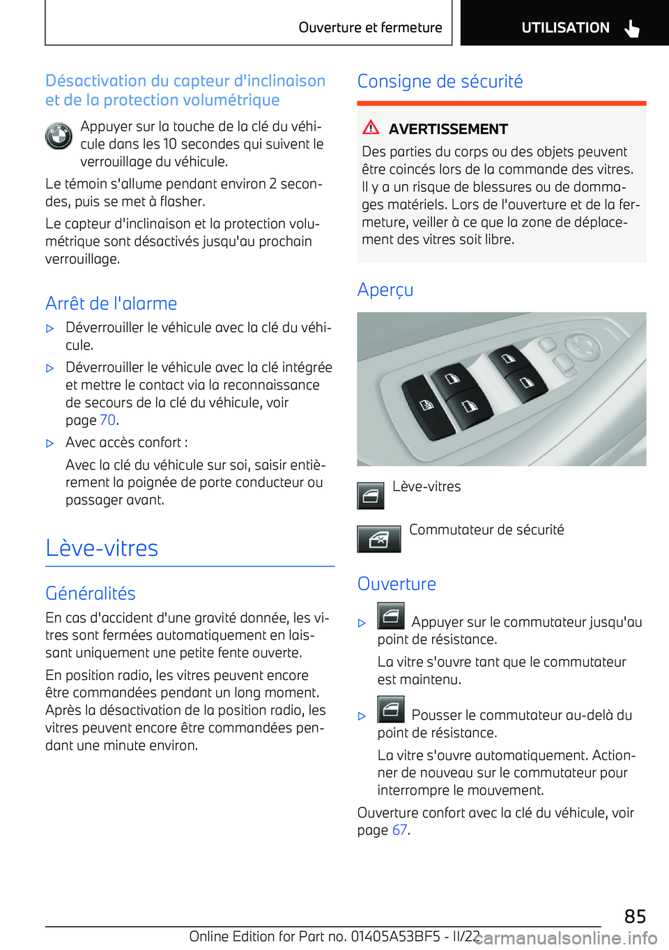 BMW X1 2022 Notices Demploi (in French) D BMW X1 2022 Notices Demploi (in French) D