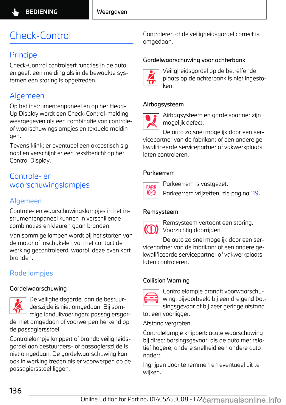 BMW X1 2022 Instructieboekjes (in Dutch) Check BMW X1 2022 Instructieboekjes (in Dutch) Check