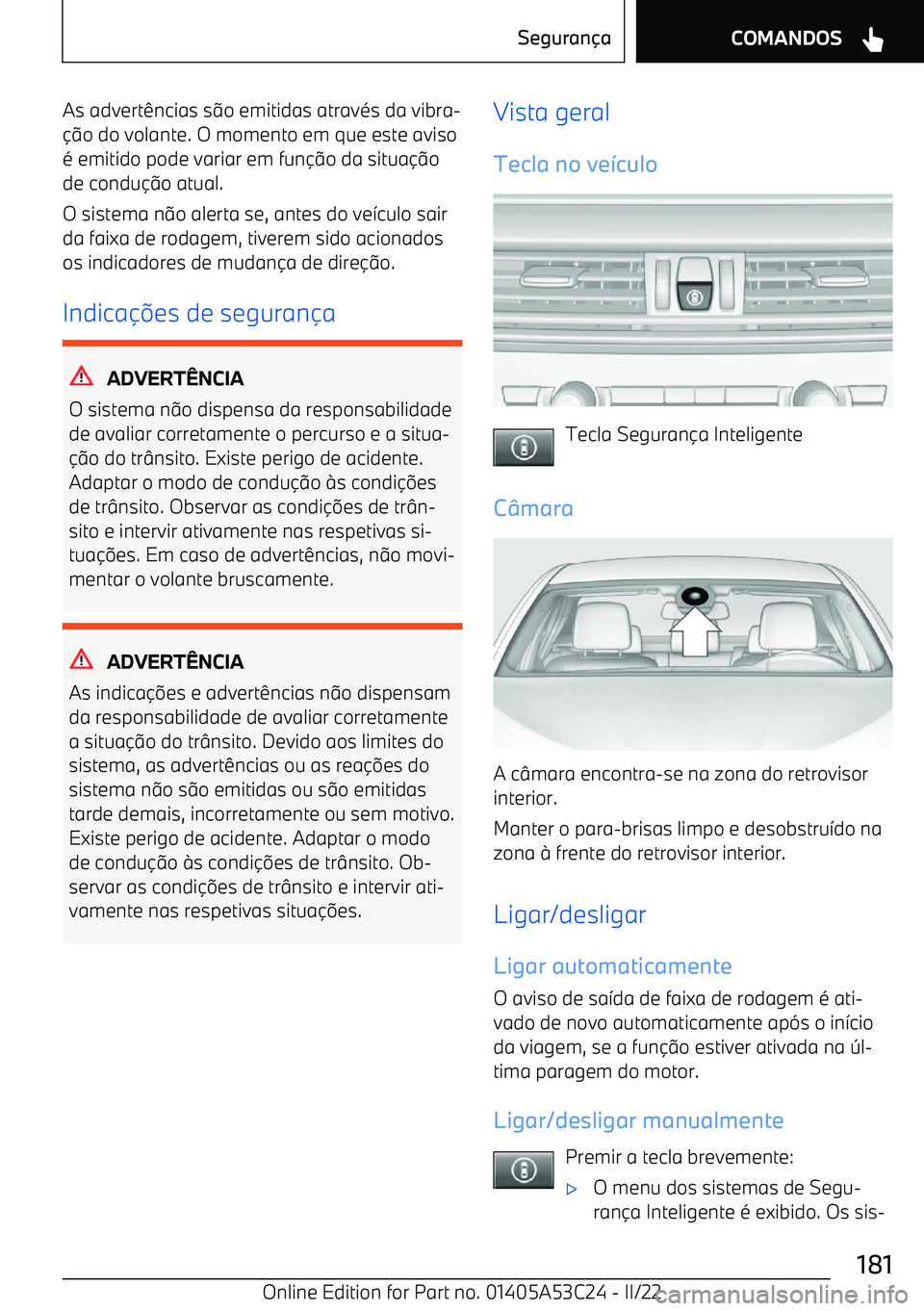 BMW X1 2022 Manual do condutor (in Portuguese) As advert BMW X1 2022 Manual do condutor (in Portuguese) As advert