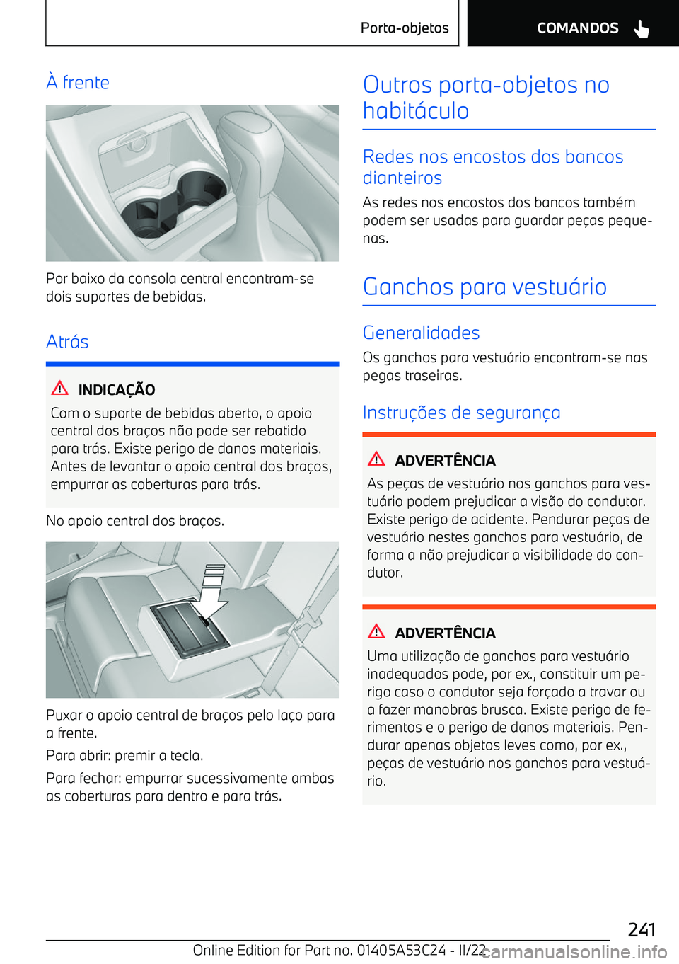 BMW X1 2022  Manual do condutor (in Portuguese) 
