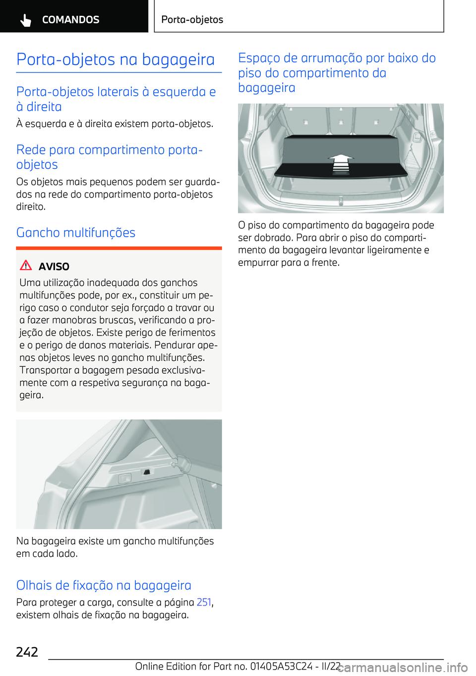 BMW X1 2022  Manual do condutor (in Portuguese) Porta