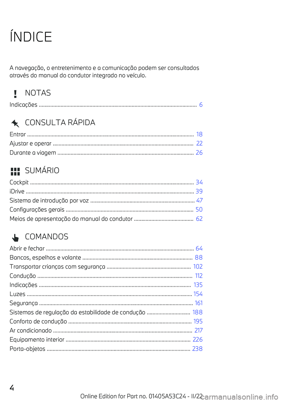 BMW X1 2022  Manual do condutor (in Portuguese) 