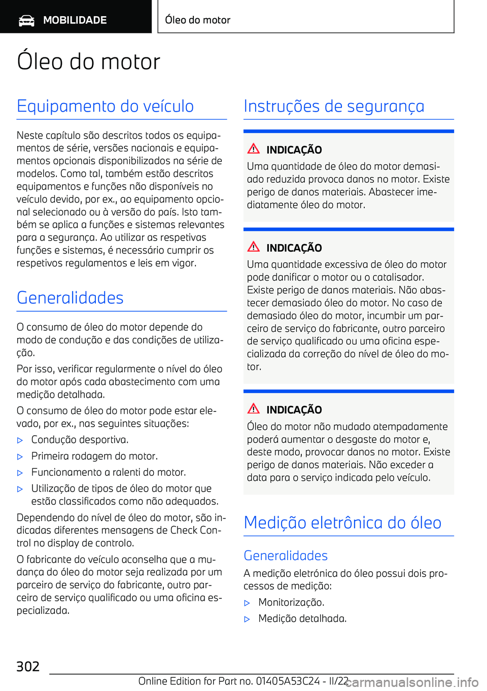 BMW X1 2022 Manual do condutor (in Portuguese) BMW X1 2022 Manual do condutor (in Portuguese)