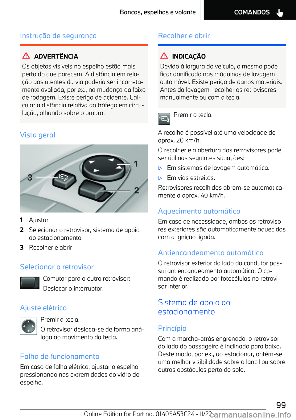 BMW X1 2022  Manual do condutor (in Portuguese) Instru