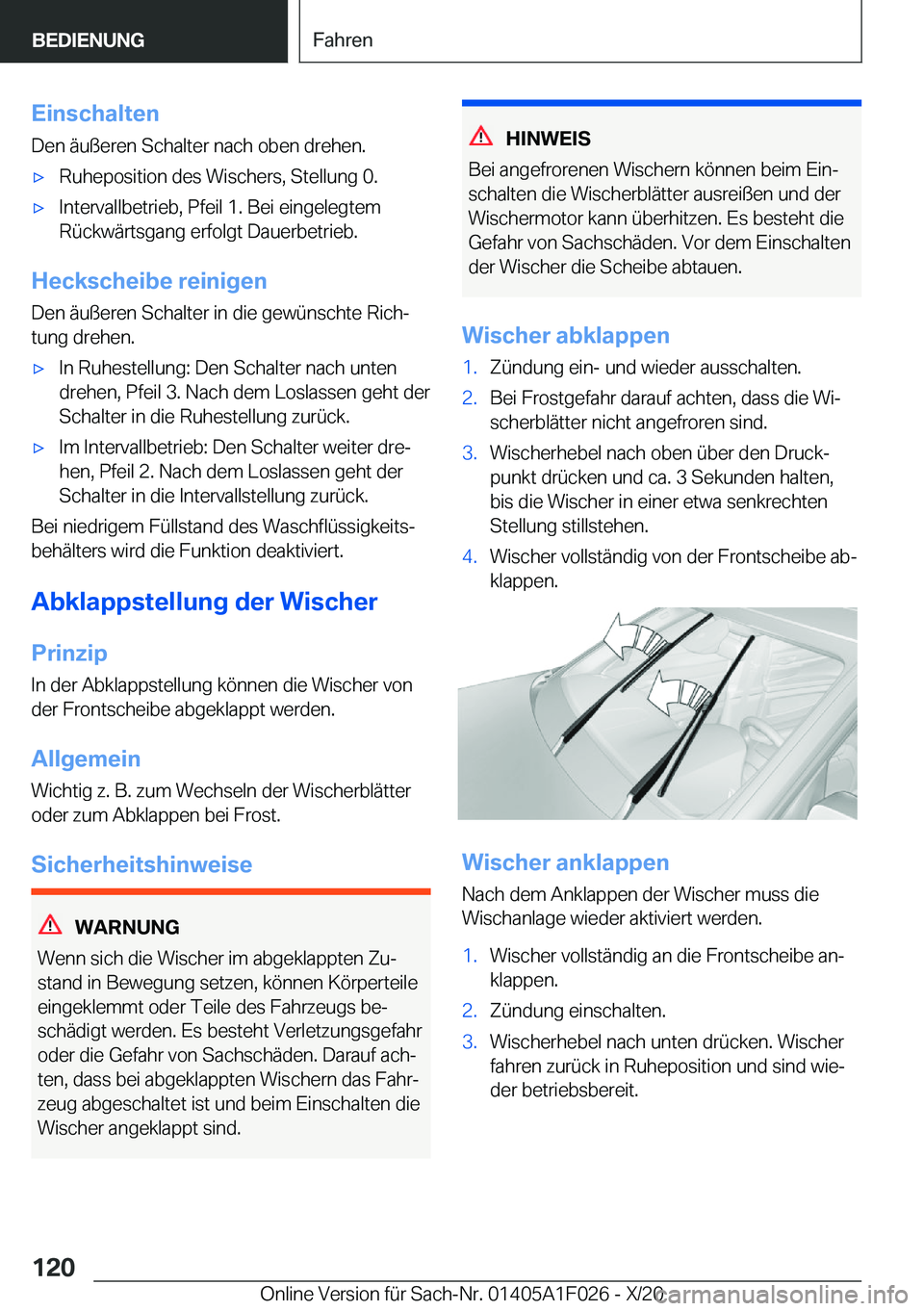BMW X1 2021  Betriebsanleitungen (in German) �E�i�n�s�c�h�a�l�t�e�n�D�e�n��