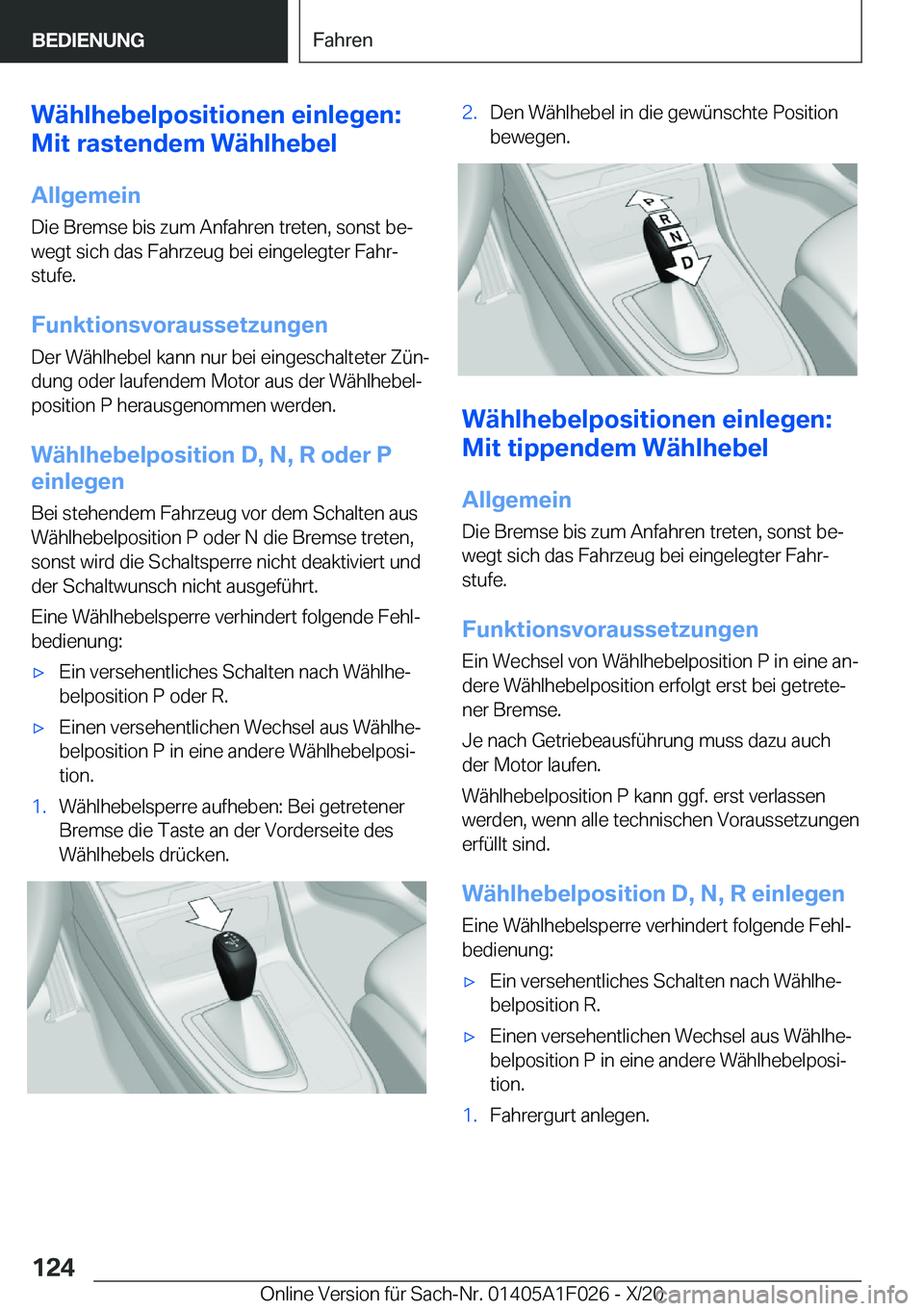 BMW X1 2021  Betriebsanleitungen (in German) �W�