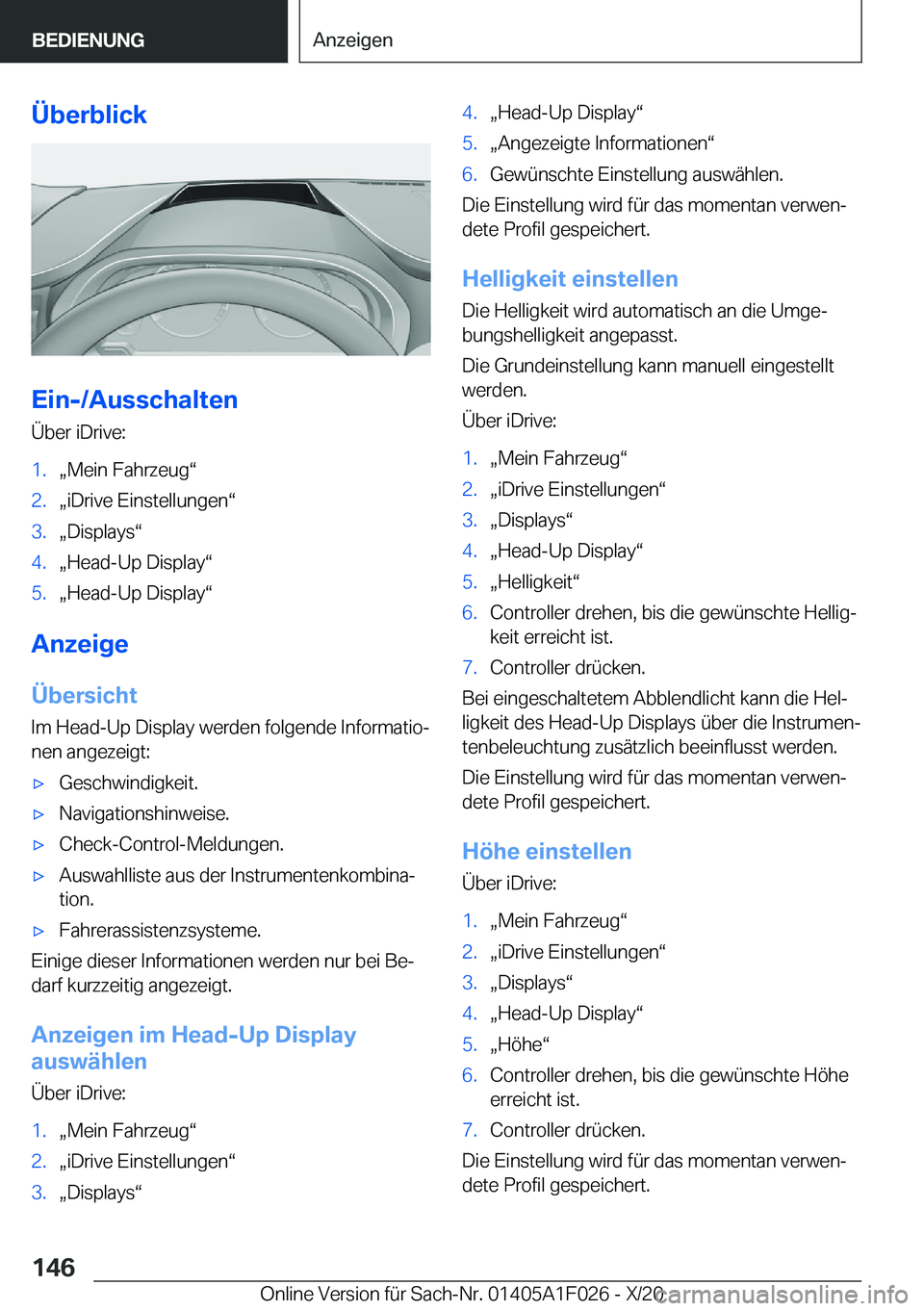 BMW X1 2021  Betriebsanleitungen (in German) �