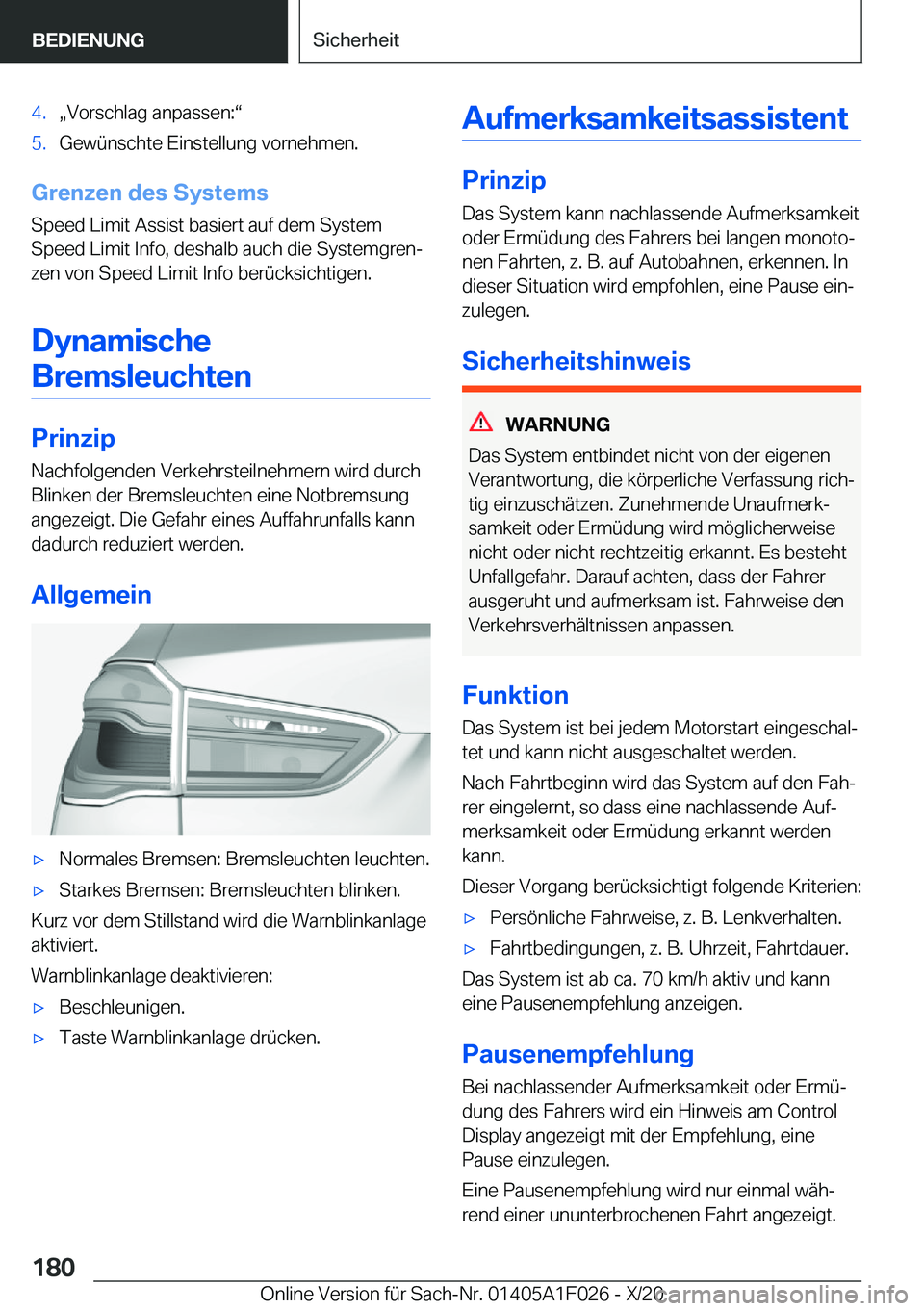 BMW X1 2021  Betriebsanleitungen (in German) �4�.x�V�o�r�s�c�h�l�a�g��a�n�p�a�s�s�e�n�:v�5�.�G�e�w�