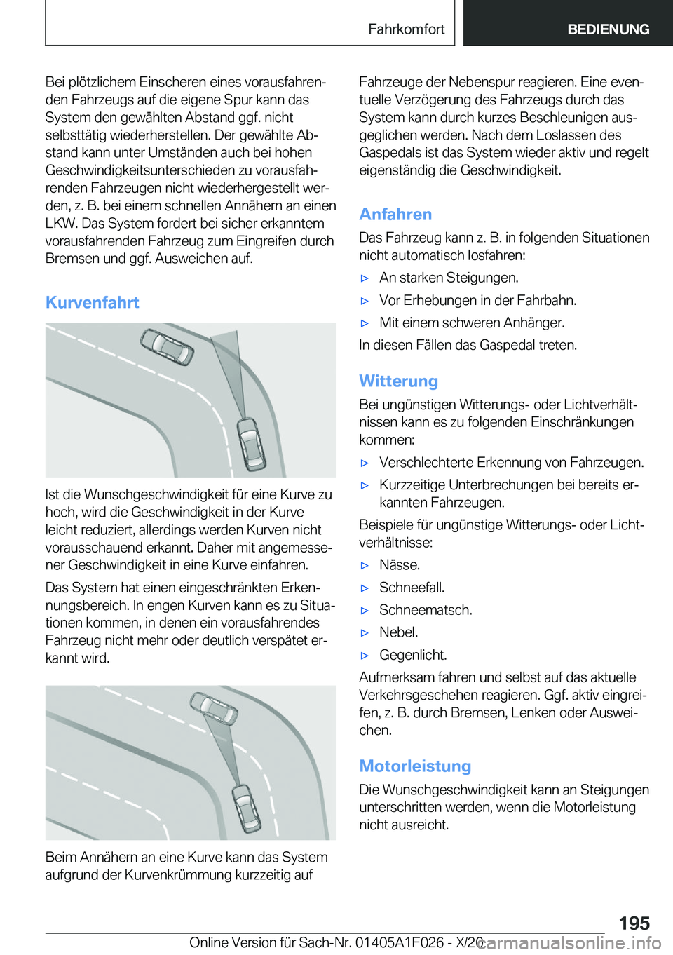 BMW X1 2021  Betriebsanleitungen (in German) �B�e�i��p�l�