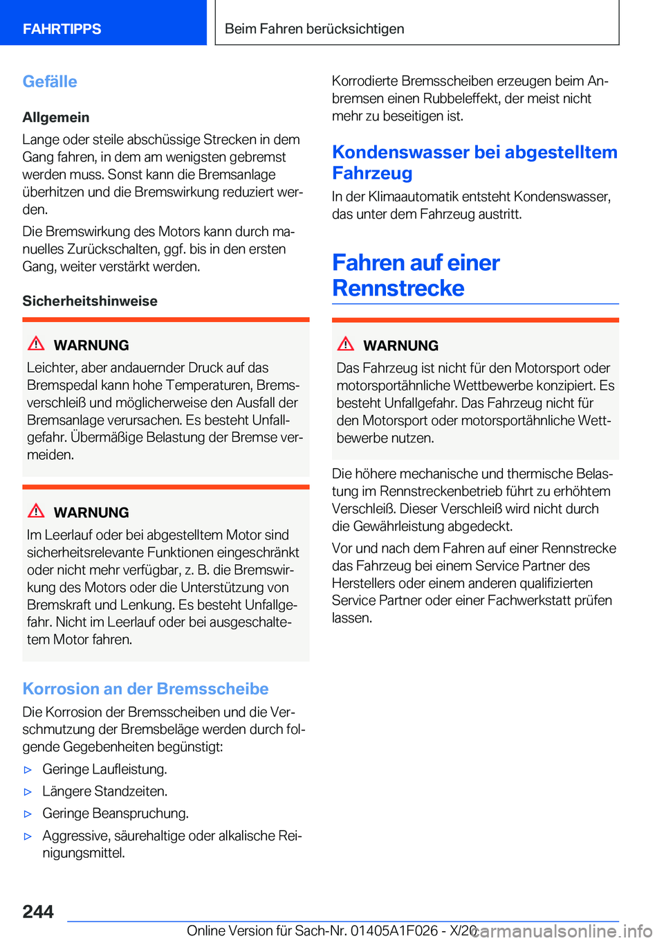 BMW X1 2021  Betriebsanleitungen (in German) �G�e�f�