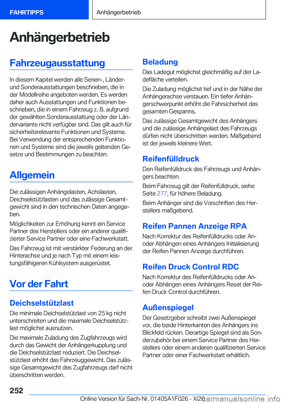 BMW X1 2021  Betriebsanleitungen (in German) �A�n�h�